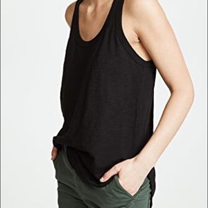 Wilt Shrunken Scoop Neck Shirttail Tank